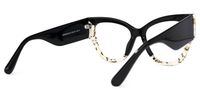 Tovar - Square Black Eyeglasses | Vooglam Side View