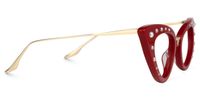 Maddie - Cat Eye Red Eyeglasses | Vooglam 