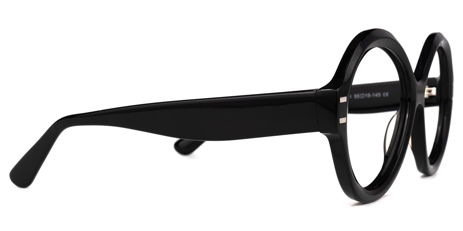 Robles - Round Black Eyeglasses product detail 4
