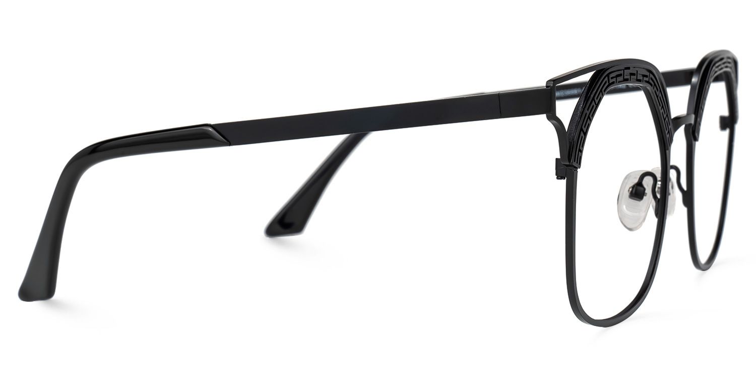 Whitfield - Square Black Eyeglasses product detail 4
