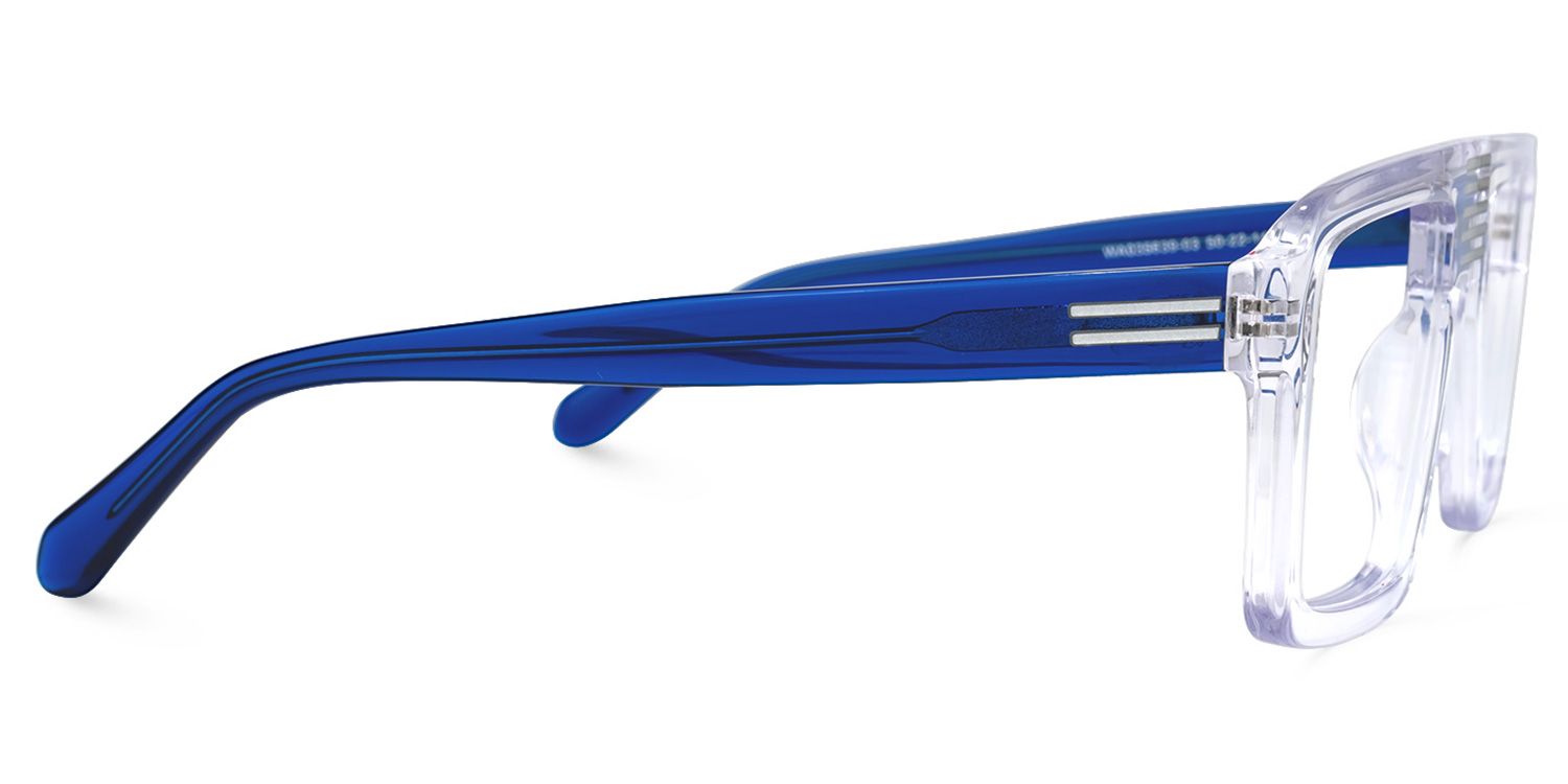 Russeau - Aviator Crystal Eyeglasses | Vooglam 4