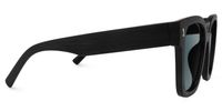 Foxx - Square Black Sunglasses | Vooglam 