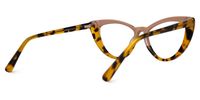 Jimenez - Cat Eye Tortoise Eyeglasses | Vooglam Side View
