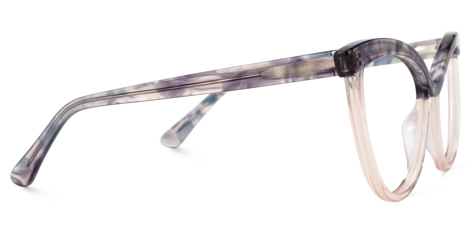 Florido - Cat Eye Floral Eyeglasses | Vooglam 4