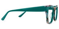 Velasco - Square Green/Floral Eyeglasses | Vooglam 