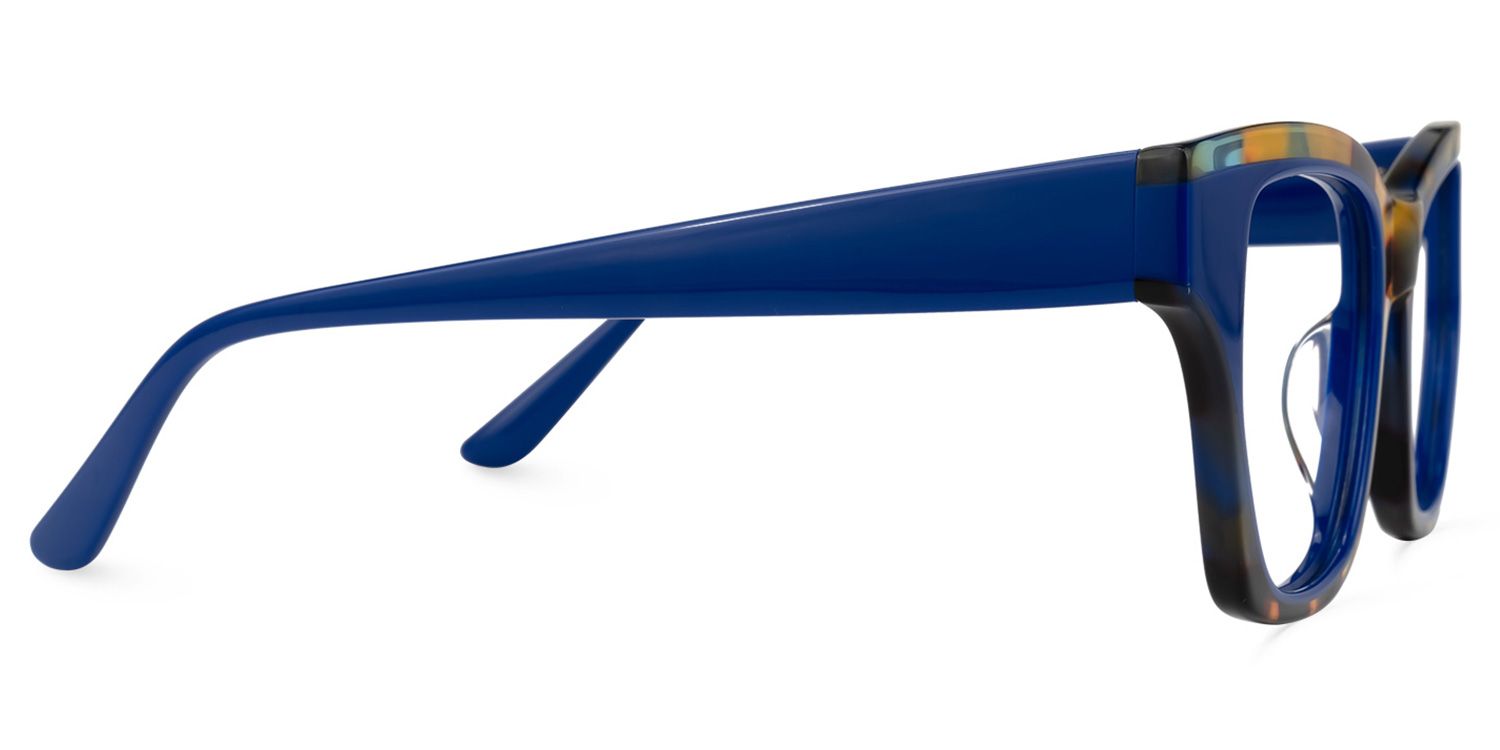 Velasco - Square Blue/Tortoise Eyeglasses | Vooglam 4