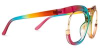 Eduarda - Square Multicolor Eyeglasses | Vooglam 