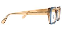 Aponte - Rectangle Blue Two-tone Eyeglasses | Vooglam 