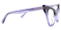 Cintron - Cat Eye Purple Eyeglasses | Vooglam 