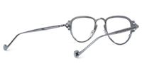 Twyman - Aviator Grey Eyeglasses | Vooglam Side View