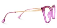 Mayfield - Browline Pink Eyeglasses - 4