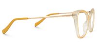 Mendoza - Cat Eye Yellow Eyeglasses | Vooglam 
