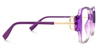 Bransby - Square Purple Eyeglasses - 4
