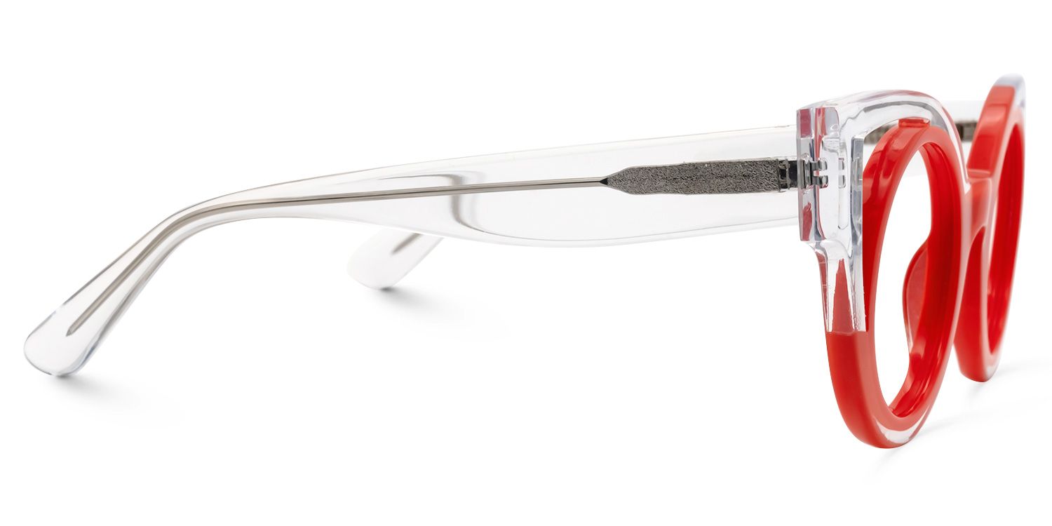 Carreras - Cat Eye Red Eyeglasses | Vooglam 4
