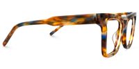 Efrain - Rectangle Blue/Tortoise Eyeglasses | Vooglam 