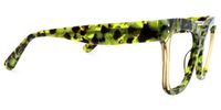Osborne - Square Green/Tortoise Two-tone Eyeglasses | Vooglam