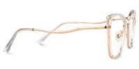 Rosario - Cat Eye Crystal Eyeglasses | Vooglam 