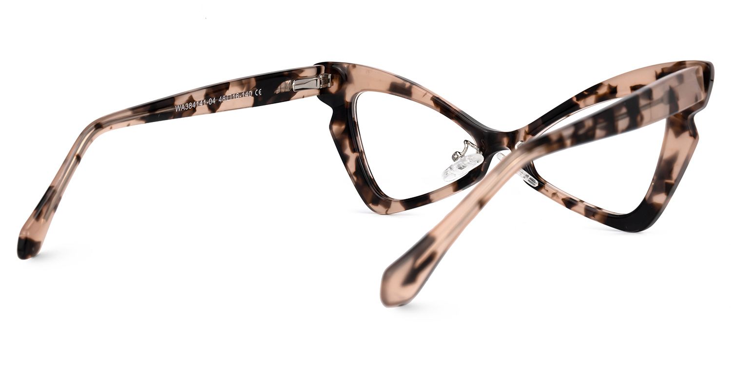 Immy - Geometric Tortoise Eyeglasses product detail 3