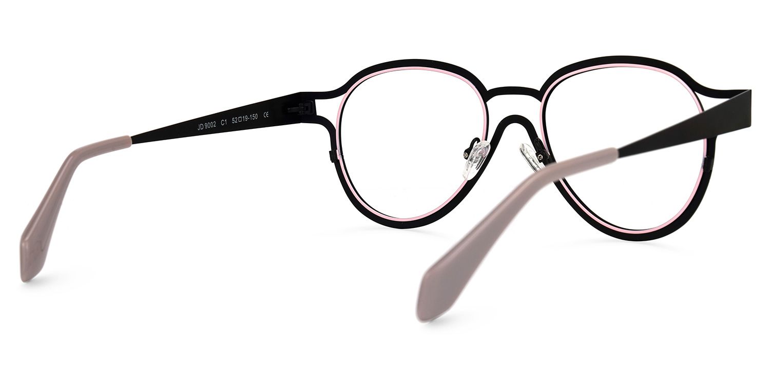 Pelham - Aviator Black Eyeglasses | Vooglam Side View