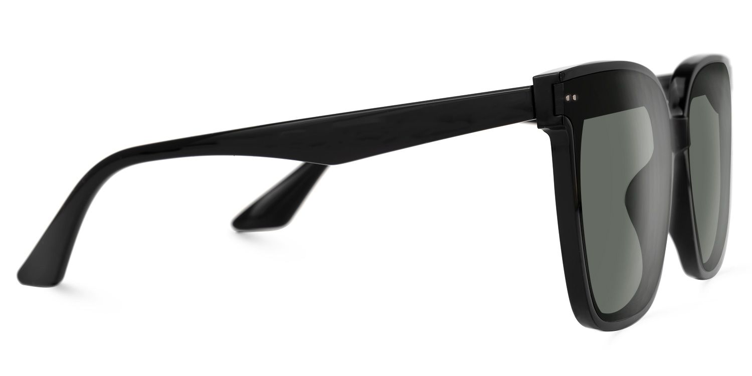 Maryjean - Square Black Sunglasses | Vooglam 4
