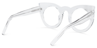 Cat Eye Crystal Eyeglasses ▏Vooglam.com Side View