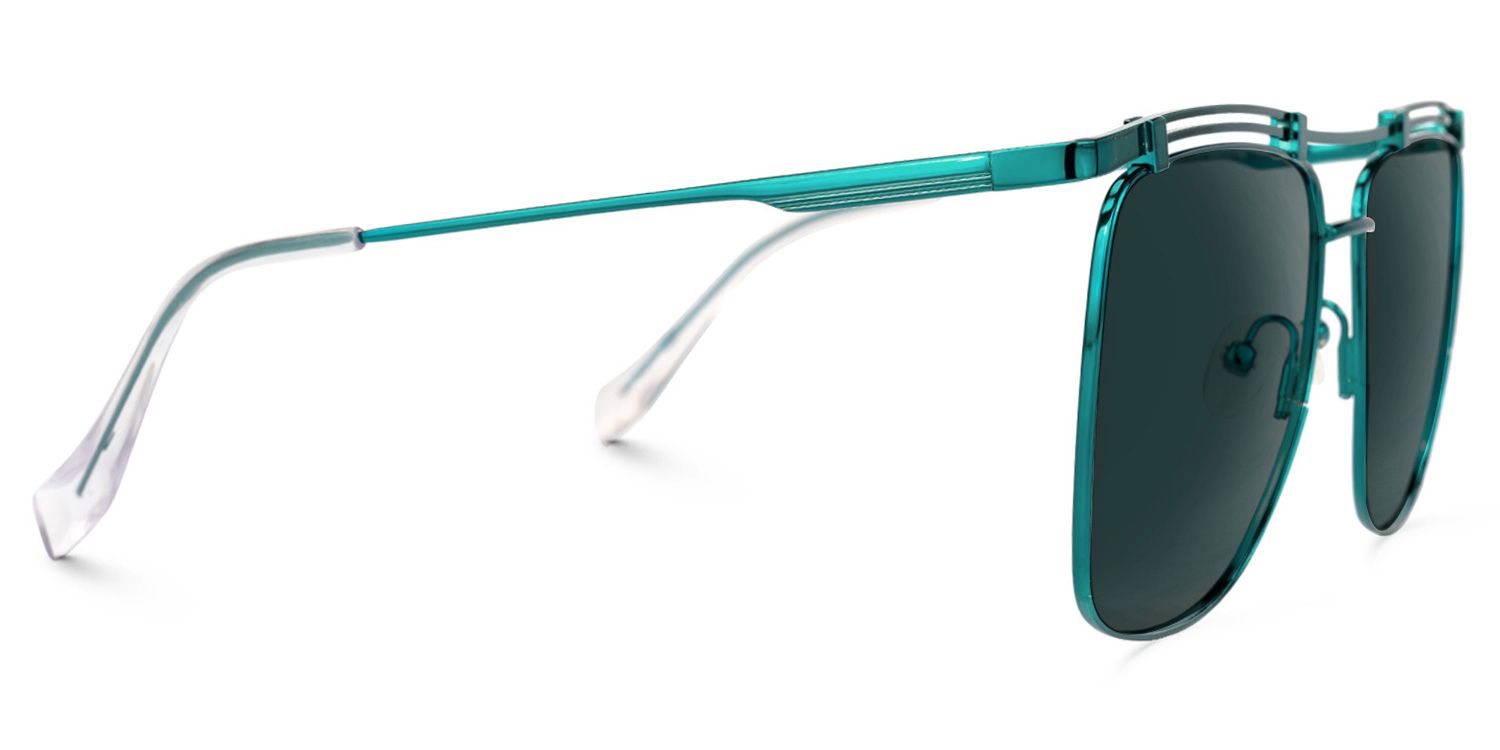 Aafje - Aviator Blue Sunglasses | Vooglam 4