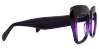 Rosaura - Square Purple Eyeglasses | Vooglam 