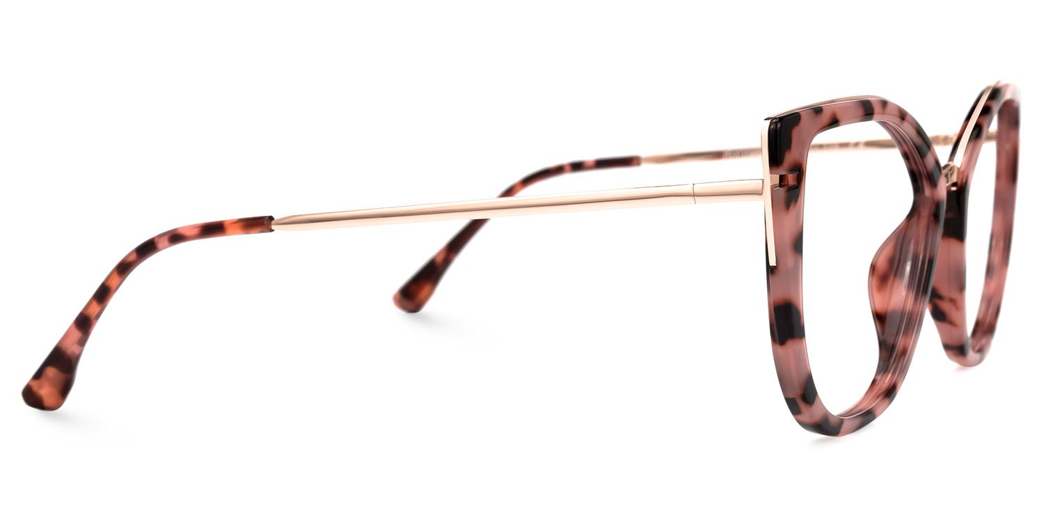 Abena - Cat Eye Pink/Floral Eyeglasses | Vooglam 4