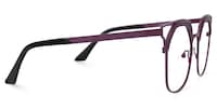 Whitfield - Square Purple Eyeglasses - 4
