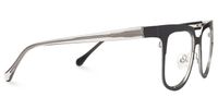 Abrina - Square Black Two-tone Eyeglasses | Vooglam