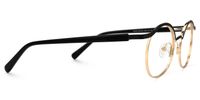 Aceline - Browline Black Eyeglasses | Vooglam 