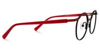 Aceline - Browline Red Eyeglasses | Vooglam 