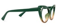 Achaia - Cat Eye Green/Tortoise Eyeglasses | Vooglam 
