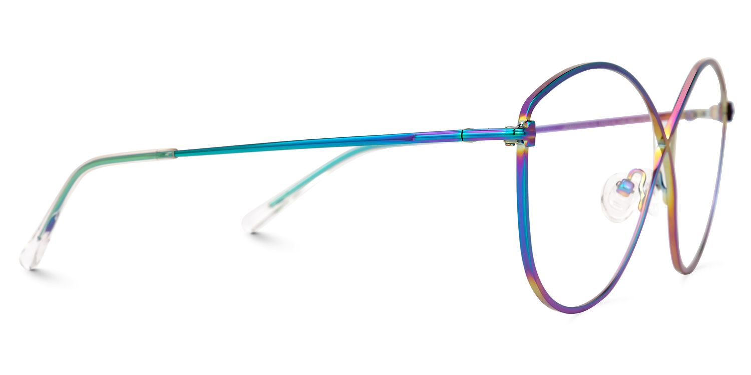 Iliana - Butterfly Blue Eyeglasses | Vooglam 4