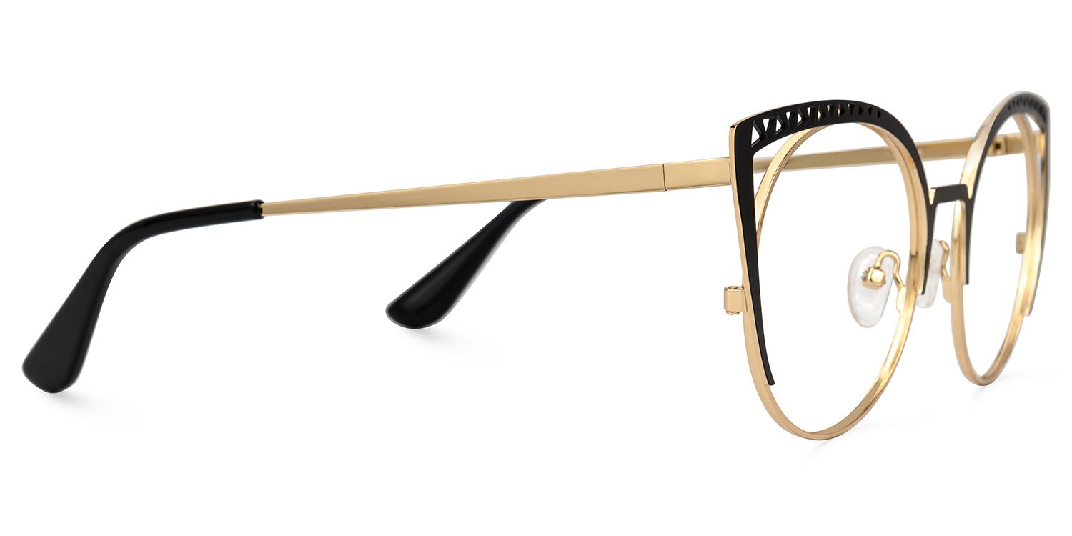 Adamina - Cat Eye Black Eyeglasses | Vooglam 4
