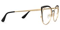 Adamina - Cat Eye Black Eyeglasses | Vooglam 