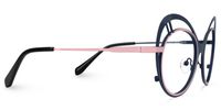 Abiyram - Cat Eye Blue/Pink Eyeglasses | Vooglam 