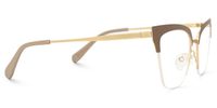Adelheid - Browline Brown Eyeglasses | Vooglam 