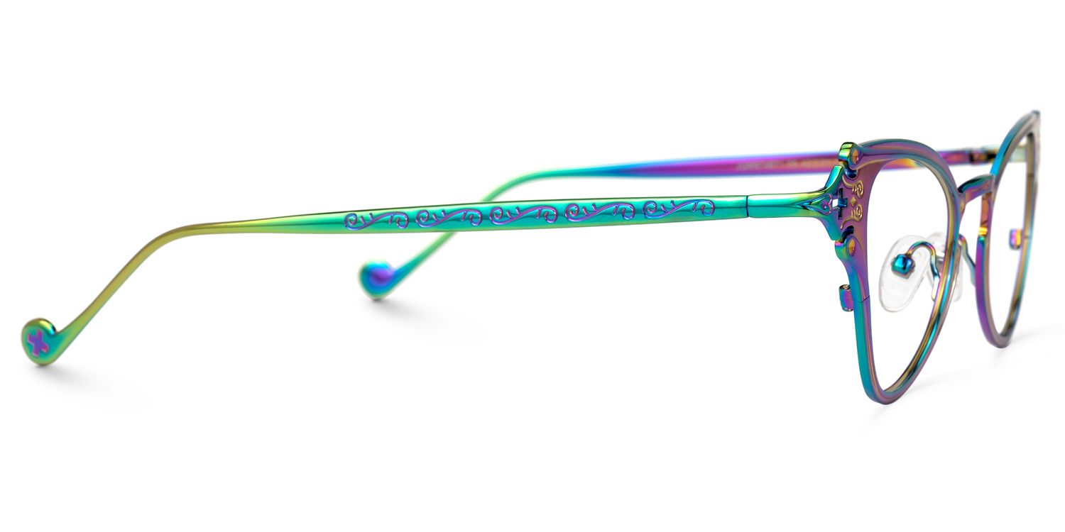 Chuchin - Cat Eye Purple Eyeglasses | Vooglam 4
