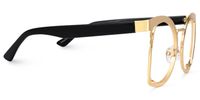 Adelita - Square Gold Eyeglasses | Vooglam 