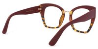Cat Eye Wine/Red Eyeglasses | Vooglam.com Side View