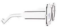 Square White Eyeglasses | Vooglam.com 
