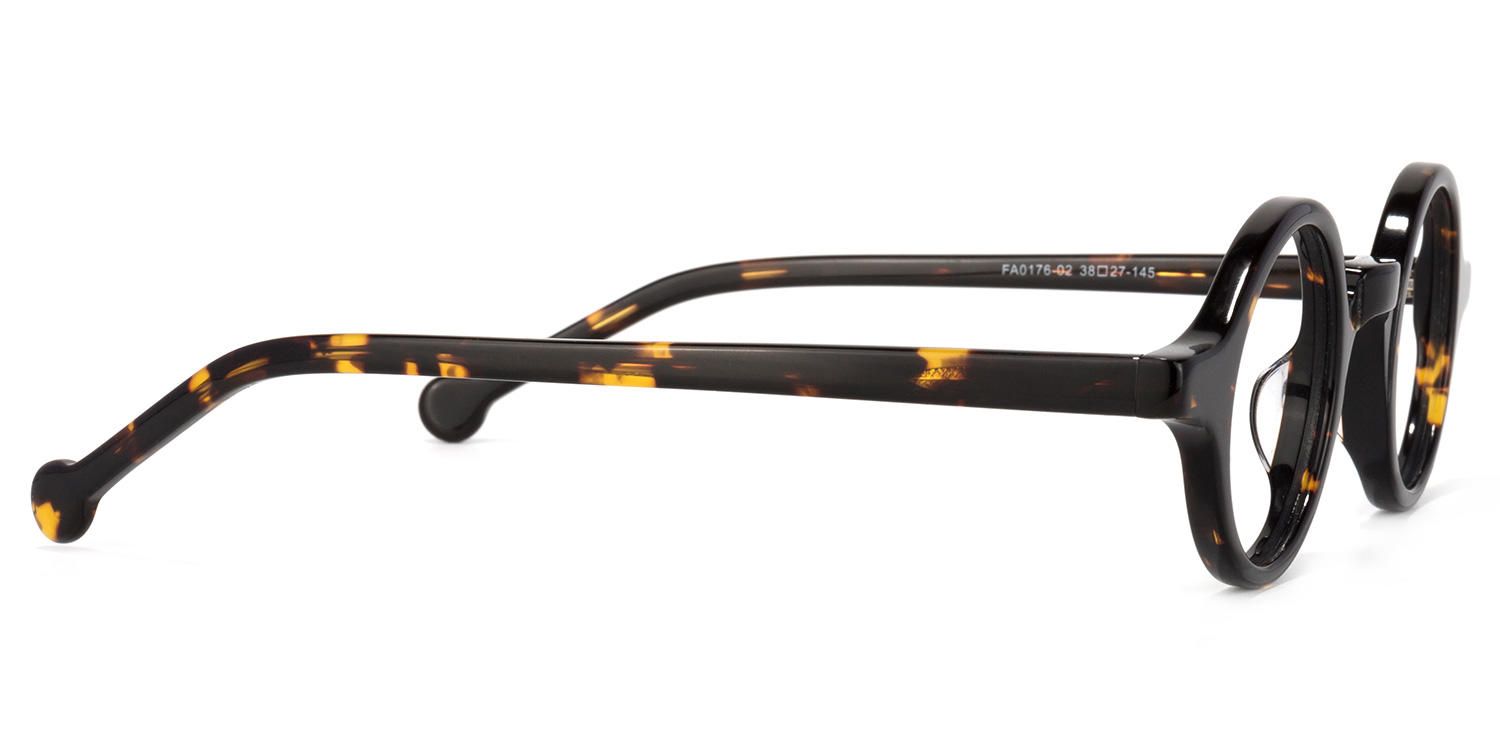 Arale Round Tortoise Eyeglasses ▏Vooglam Optical Eyeglasses 4