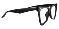 Eugenia - Butterfly Black Eyeglasses (Full Overlay Lens) - 4