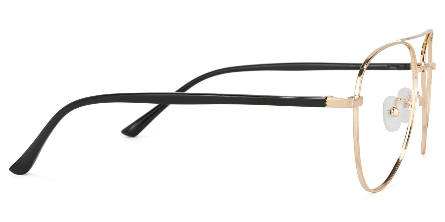 Hamza - Aviator Gold Eyeglasses product detail 4