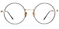 Clara Round Black/gold Eyeglasses - 2