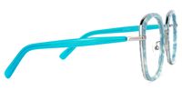 Square Light/Blue Eyeglasses | Vooglam.com 