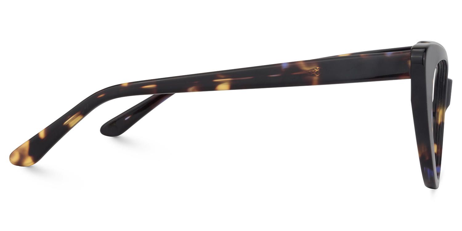 Cute Cat Eye Gold/Tortoise Eyeglasses│Vooglam Optical Glasses 4