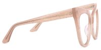 Cat Eye Flesh/Pink Eyeglasses | Vooglam.com 