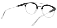 Edith Aviator Black/Crystal Eyeglasses - 4